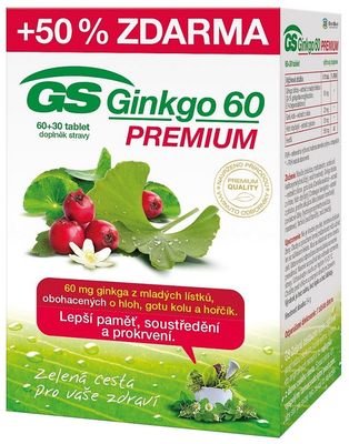 GS Ginkgo 60 Premium 90 tablet