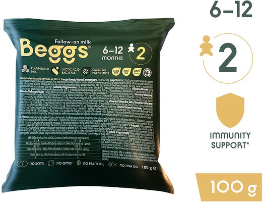 Beggs Pokračovací mléko 2, 100 g
