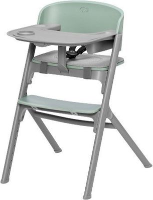 Kinderkraft Select Set jídelní židlička Livy Olive Green + lehátko Calmee, Premium 82 cm