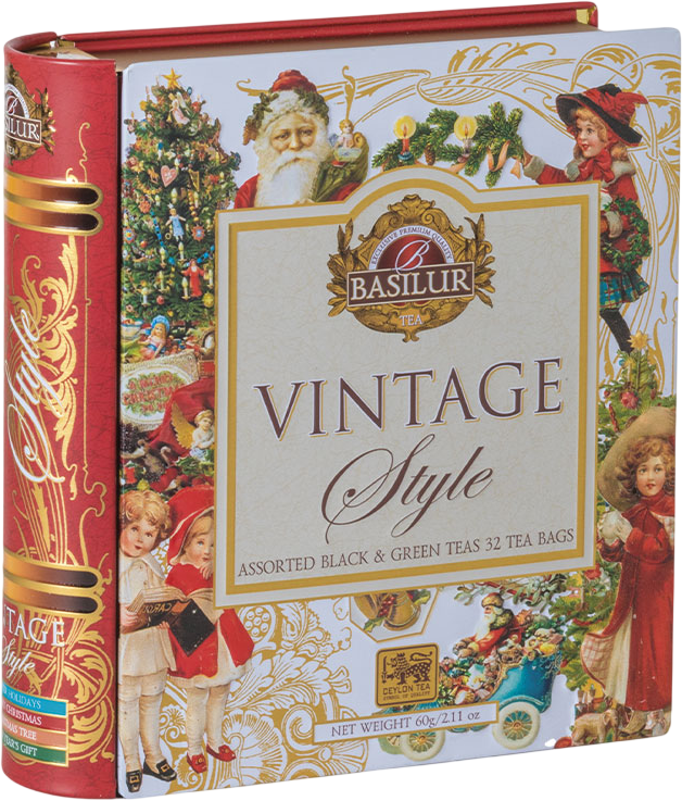 Basilur Vintage Book Assorted 32 sáčků