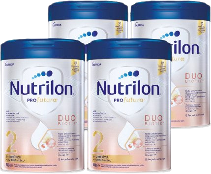 Nutrilon Profutura Duobiotik 2 pokračovací kojenecké mléko 4 x 800 g
