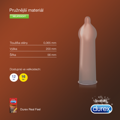 Durex Prezervativ Real Feel 10 ks
