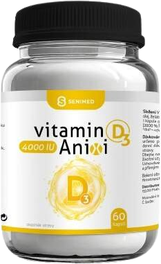 Senimed Anixi vitamin D3 4000IU 60 kapslí