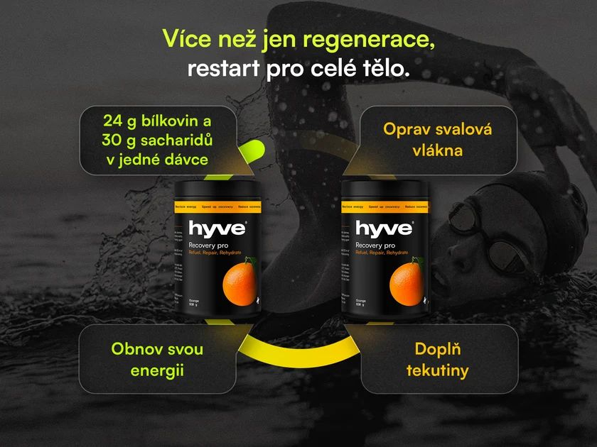 hyve Recovery pro - zelené jablko 930 g