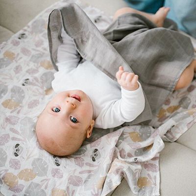 BabyOno Pleny mušelínové Super Soft - Grey, 70x70 cm 3 ks