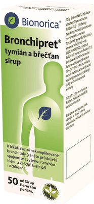 Bronchipret Tymián a Břečťan sirup 50 ml