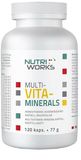 NutriWorks Multivitaminerals 120 kapslí
