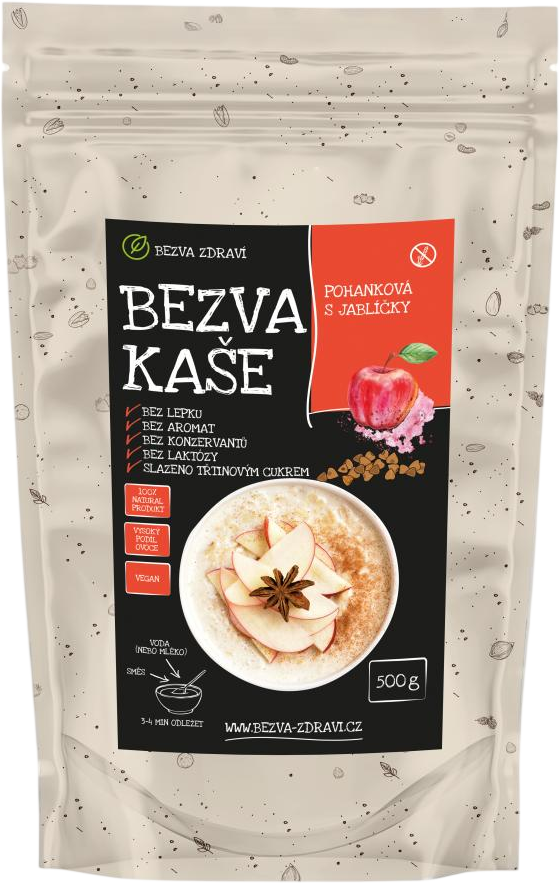 Bezva müsli Pohanková kaše s jablíčky 500 g