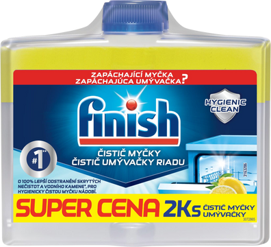 Finish Čistič myčky Lemon Sparkle DUO 2 x 250 ml