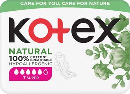 Kotex® Natural Super 7 ks