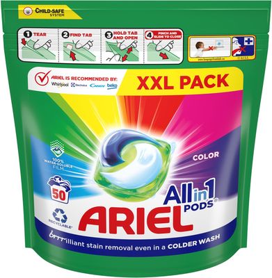 Ariel kapsle Color 50 ks