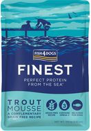 Fish4Dogs Finest Lahodná kapsička pro psy 99 % pstruh 100 g