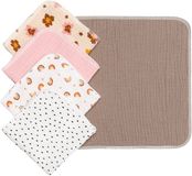 T-Tomi BIO Mušelínové ubrousky GIRL 5 ks