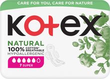 Kotex® Natural Super 7 ks