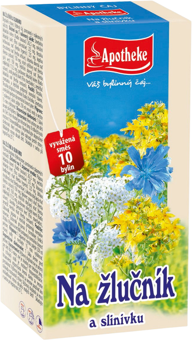 Apotheke Na žlučník a slinivku čaj 20 x 1.5 g