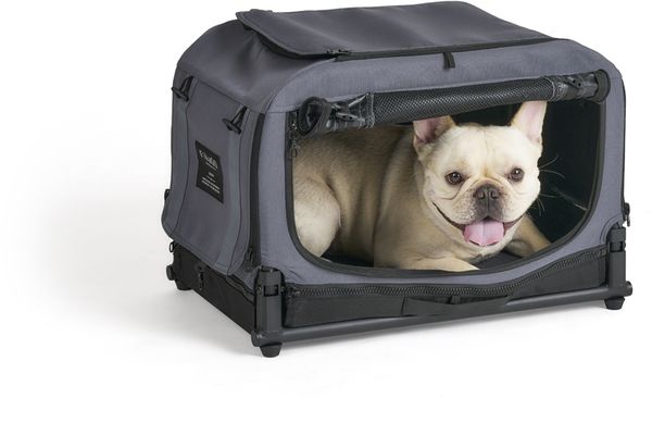 FIKAGO Skládací kennel přepravka Queen XS Grey