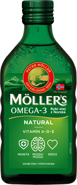 Möllers Omega 3 Natur olej 250 ml