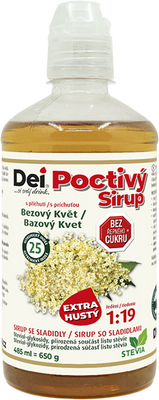 DEI Poctivý Sirup bezový květ 485 ml