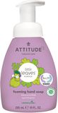 Attitude Dětské pěnivé mýdlo na ruce Little leaves s vůní vanilky a hrušky 295 ml