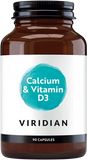 Viridian High Potency Calcium & D3 (Vápník s vitamínem D3) 90 kapslí