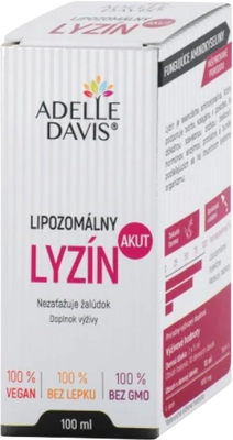 Adelle Davis Lipozomální Lysyn AKUT 100 ml