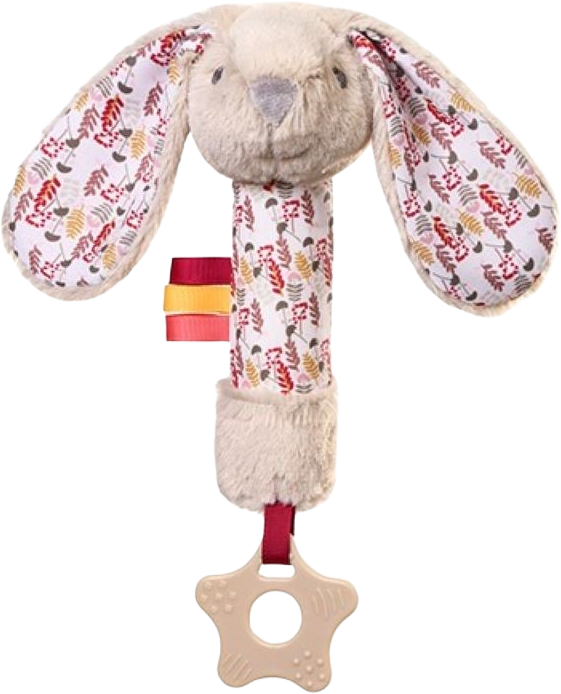 BabyOno Hračka pískací Zajíček Milly 0m+