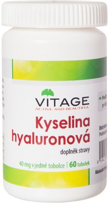 Vitage Kyselina hyaluronová 60 tobolek