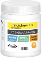 Calcichew D3, 500mg/200IU 20 tablet