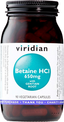 Viridian Betaine HCL 90 kapslí