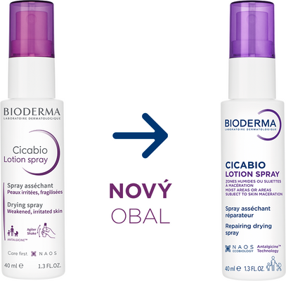 Bioderma Cicabio Lotion Sprej na mokvající rány 40 ml