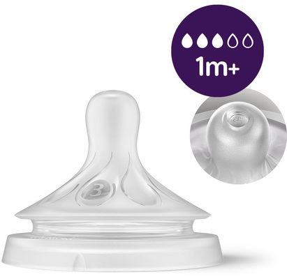 Philips Avent Láhev Natural Response s ventilem AirFree 260ml, 1m+, slon
