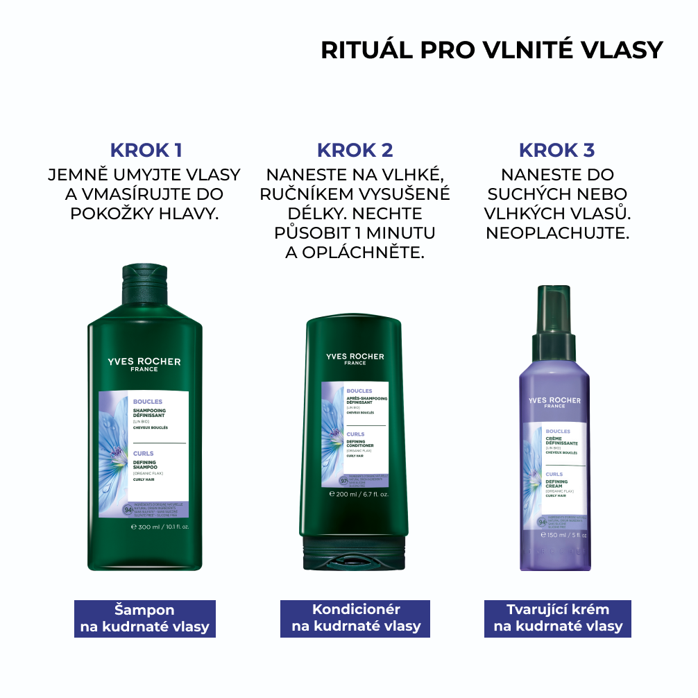 Yves Rocher Šampon na kudrnaté vlasy 300 ml