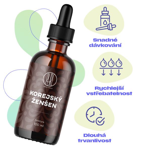 Korejský ženšen, sexuální zdraví, únava, kognitivní funkce a paměť, krevní oběh, zvládání stresu