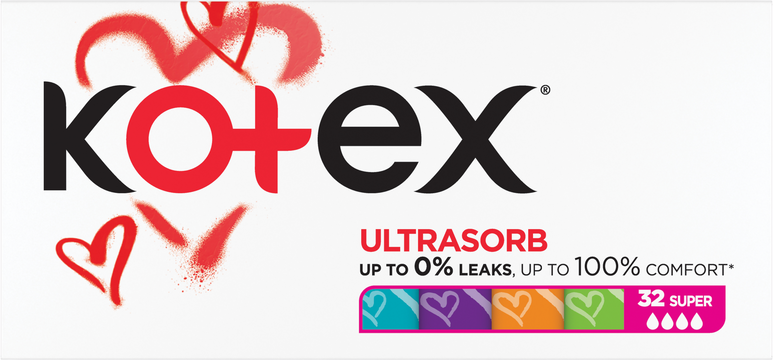 Kotex® Tampony Ultra Sorb Super 32 ks