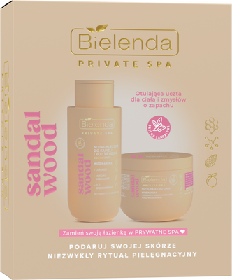 Bielenda Private Spa Sandal Wood dárkový set