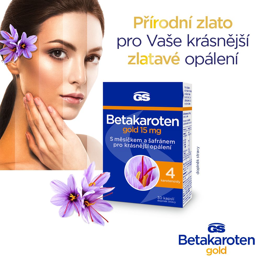 GS Betakaroten gold 15mg 30 kapslí