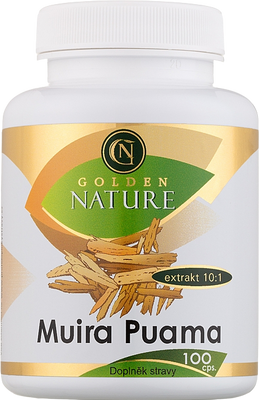 Golden Nature Muira Puama 100 kapslí