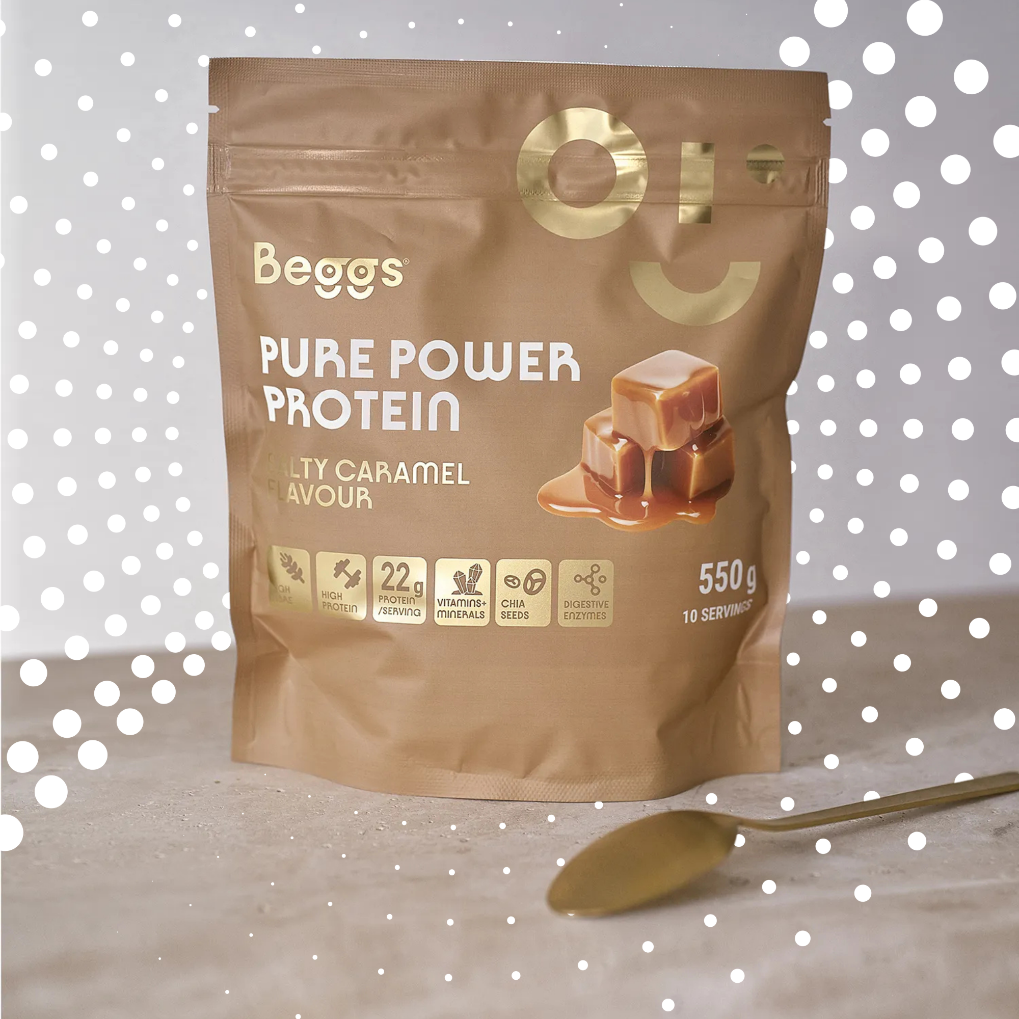 Beggs Pure Power Protein Salty Caramel 