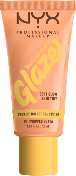 NYX Professional Makeup Buttermelt Glaze Soft Glow Skin Tint + SPF30, Whipped Butta 30 ml