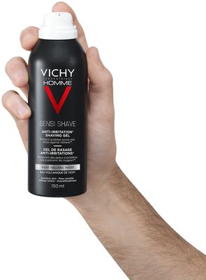 Vichy Homme Gel na holení na citlivou a problematickou pokožku 150 ml