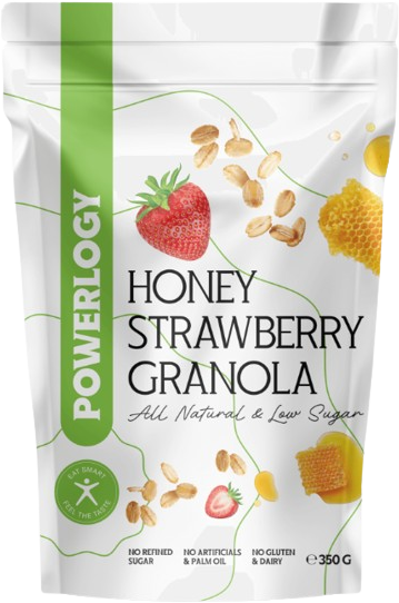 Powerlogy Granola Honey Strawberry 350 g