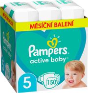Pampers Active Baby plenky vel. 5, 11-16 kg, 150 ks