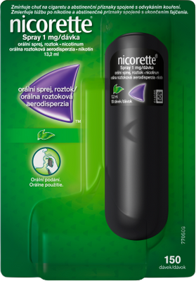 Nicorette ústní sprej 150 dávek 13.2 ml