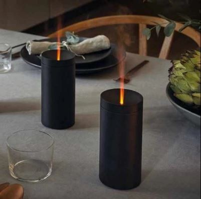 Stadler Form Lucy Black aroma difuzér s jantarovým světlem