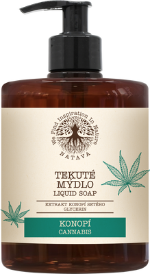 Natava Tekuté mýdlo Konopí 500 ml