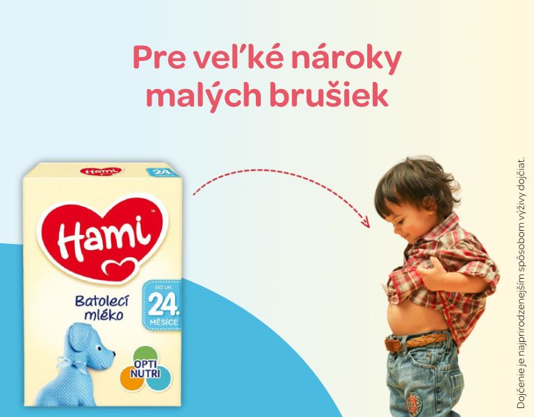 Hami batolecí mléko, Hami batolecí mléko od uk. 24. měsíce