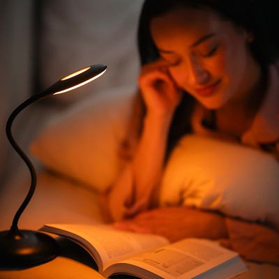 Lunesto LED Lampička na čtení bez modré složky černá