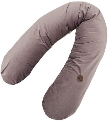 Eko Polštář ke kojení bavlněný Velvet Dark Pink 180 cm