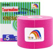 Temtex kinesio tape Tourmaline, růžová tejpovací páska 5cm x 5m