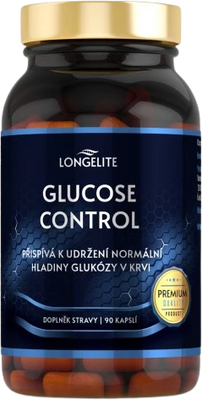 Longelite Glucose control 90 kapslí